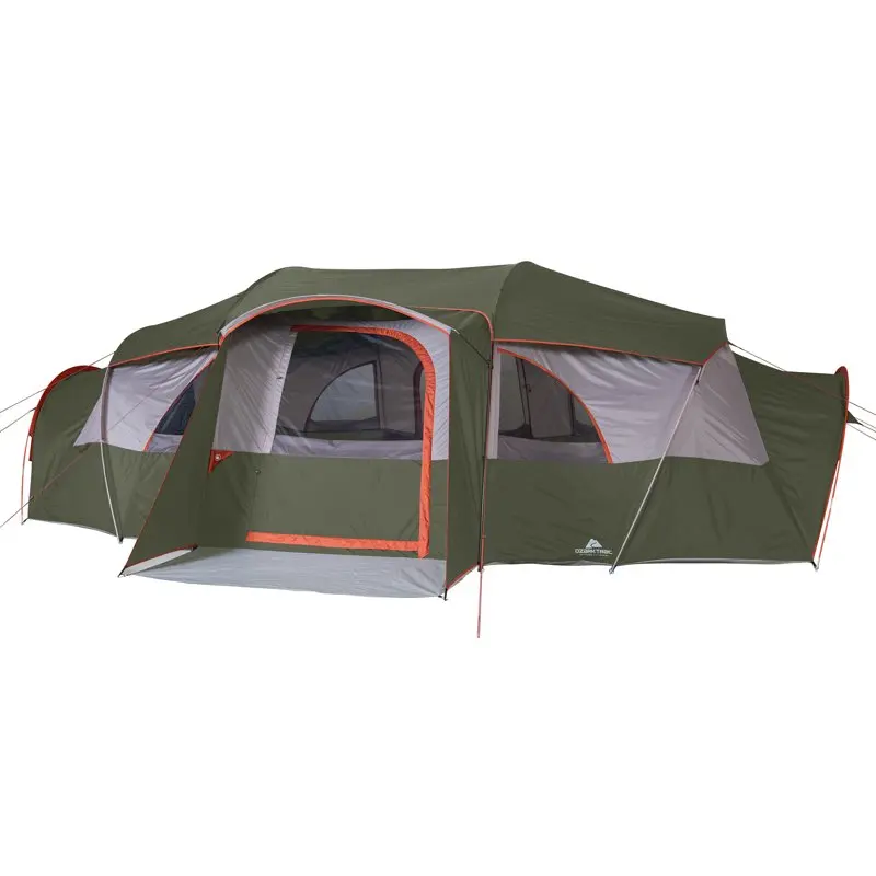 

Creek 18-Person Cabin Tent, with 3 Covered Entrances Tents for events Lanshan pro Single person tent Tents outdoor camping Carp