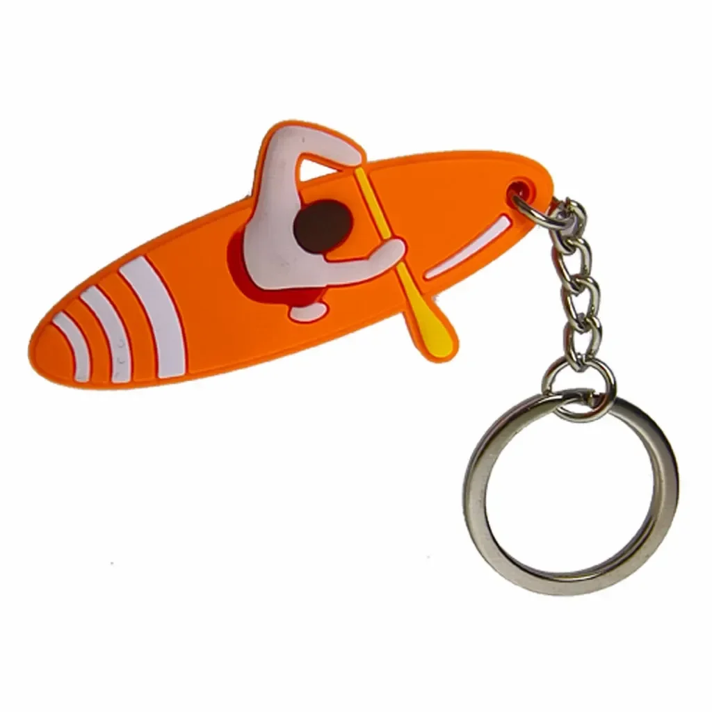 LLavero de silicona y acero para barco, minicadena para navegar