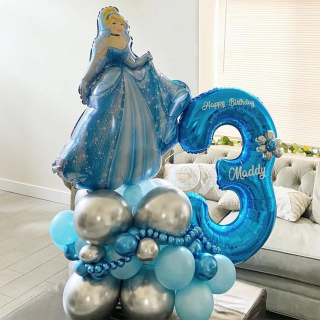 Cinderella Birthday Party Supplies and Carriage Balloon Bouquet Decora –  Big Balloon Store