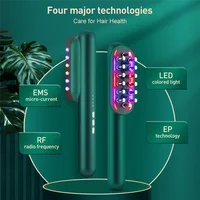Hair Led Brush Electric Laser Hair Growth Comb Anti Hair Loss Massage Therapy Infrared RF Red Light EMS Massager 6