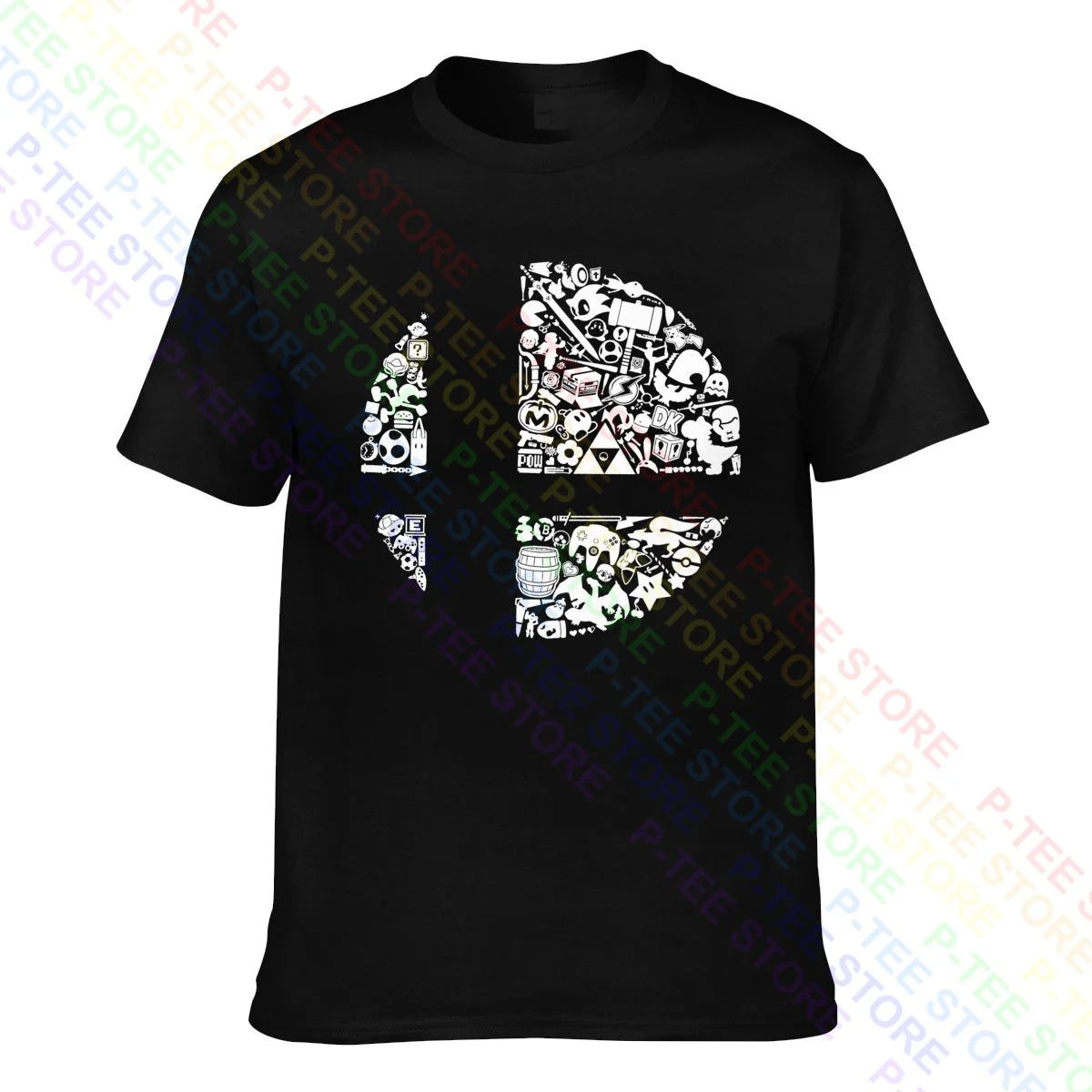 Super Smash Bros Ultimate Silhouette Take On Smash T-Shirt Tee Shirt Regalo Unisex Vintage Hot Deals