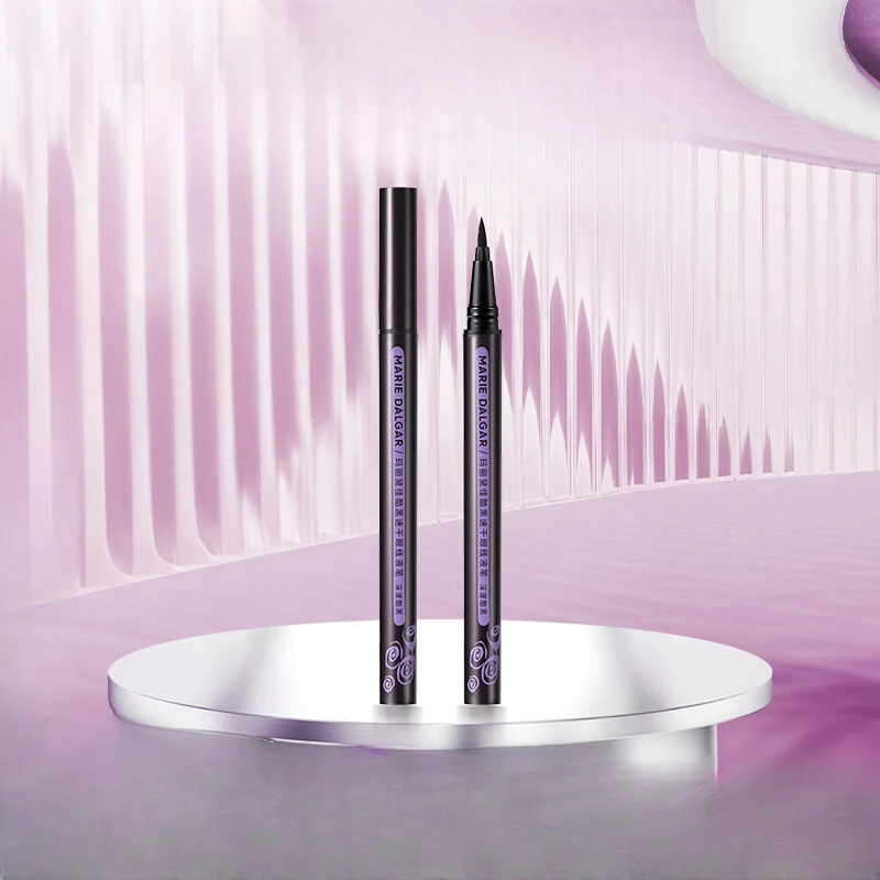 

Cool Black Eyeliner Not Easy to Smudge Black Quick-Drying Long-Lasting Liquid Eyeliner Waterproof and Sweat-Proof