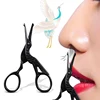Nose Ear Hair Removal Stainless Steel Facial Small Scissors for Men Women Curved and Rounded Safe Clippers for Nose Hair Cutting 1