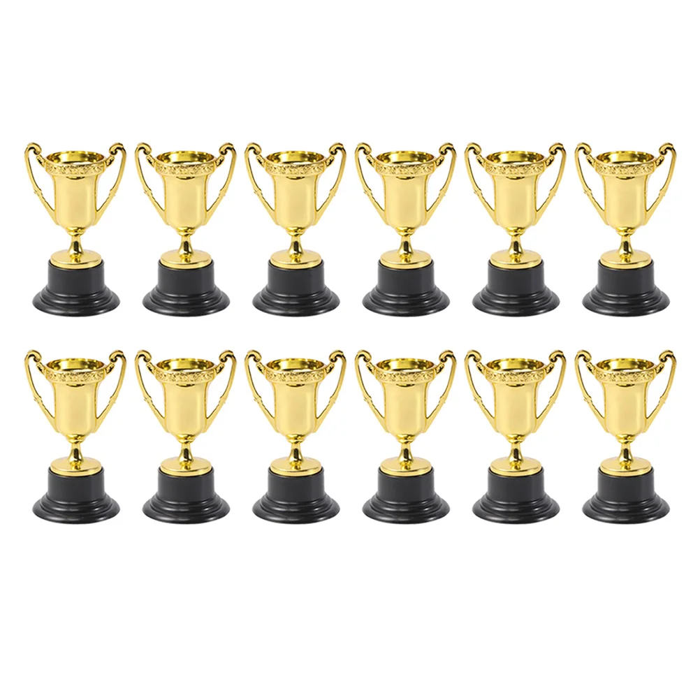 

10 Pcs Children's Gold Decor Multi-function Plastic Decorative Childrens Toys Cup Gold Reward Accessory Mini Small