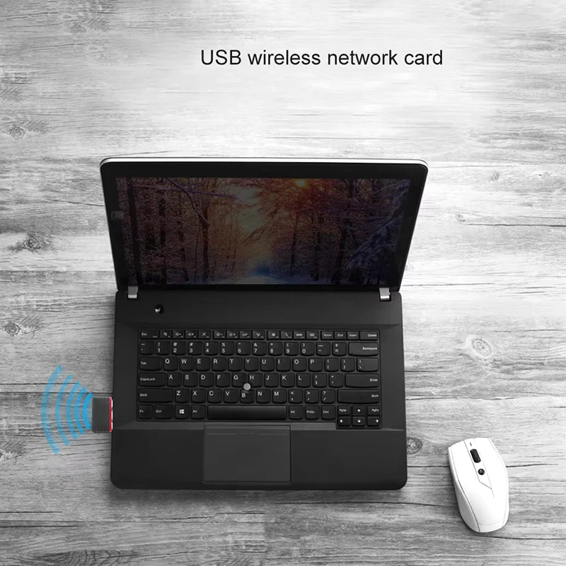 Mini USB WiFi Adapter for PC Desktop Computer 2.4G Network Card