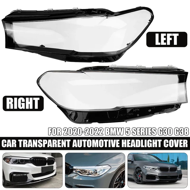 Car Front Headlight Glass Headlamps Transparent Lampshade Lamp Shell  Headlight Cover Lens For BMW 5 Series G30 G38 2020-2022 - AliExpress