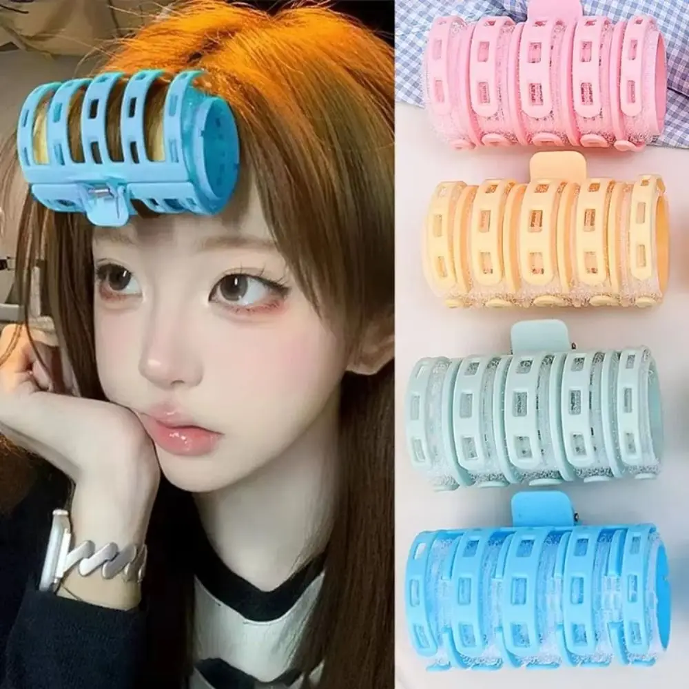Plastic Hair Roller for Bangs Self-adhesive Fluffy Hair Eight-character Bangs Curling Air Bangs Curling Tube Hairdressing Tools