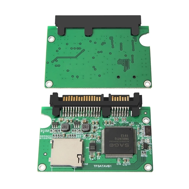 Adaptador convertidor de Micro SD a Sata de 22 Pines, reemplazo de tarjeta  TF para disco duro Sata de 2.5in para Notebook - AliExpress