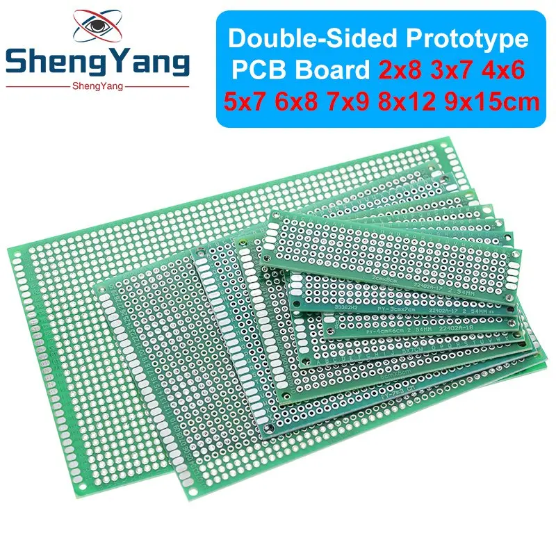 TZT%209x15%208x12%207x9%206x8%205x7%204x6%203x7%202x8%20cm%20Double%20Side%20Prototype%20Diy%20Universal%20Printed%20Circuit%20Board%20Protoboard%20For%20Arduino%20-%20Image%204