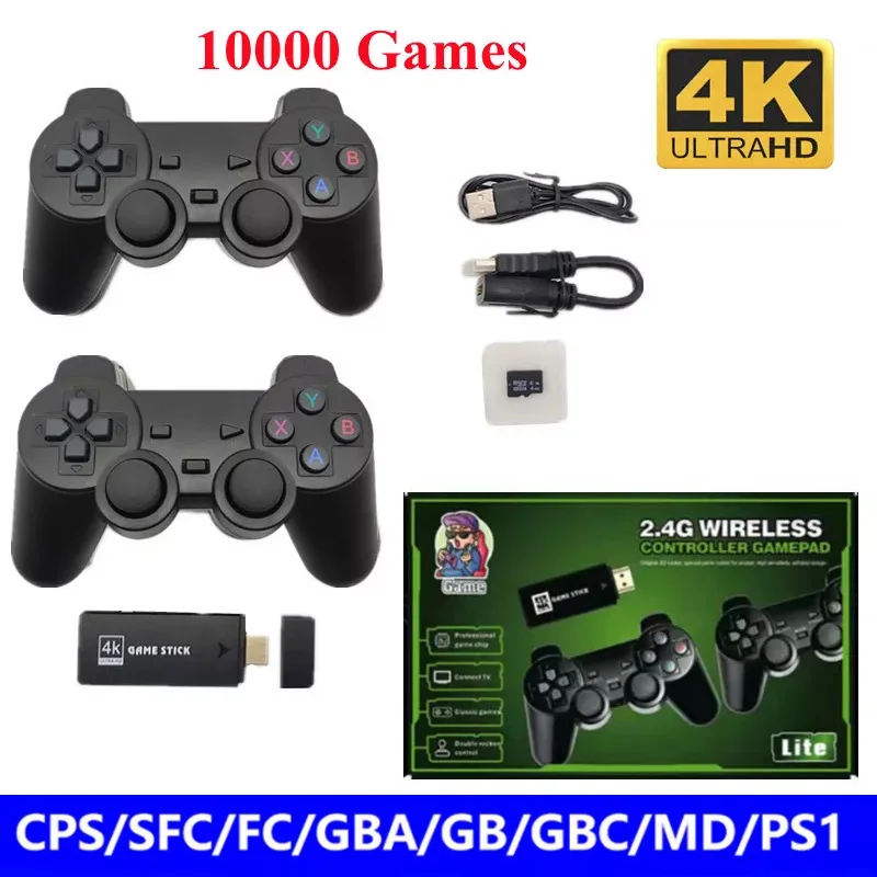 U8 Video Game Stick Console 4k Hd Classic Retro Wireless Games Retro Classic Family 2 4g Wireless For Gba Ps1 Kid Gift Video Game Consoles Aliexpress