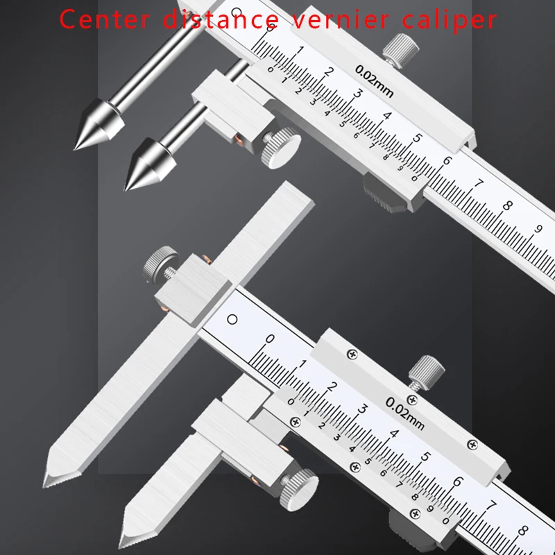 

Premium Center Distance Vernier Caliper, Hole Distance Caliper, Edge Center Distance Caliper, Offset Centerline Vernier Caliper