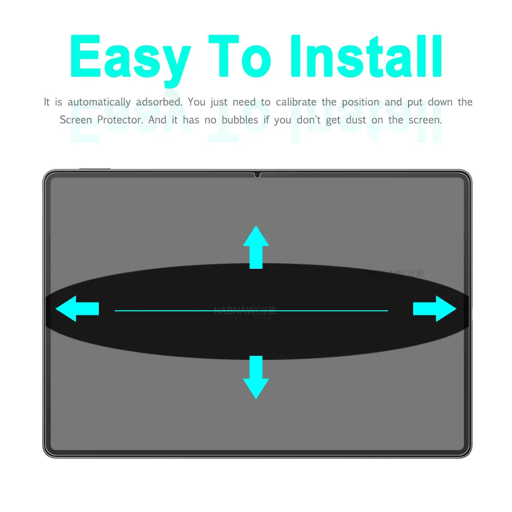 Crystal Clear HD Screen Protector Set - Scratch Resistant Tempered Glass, Easy Install