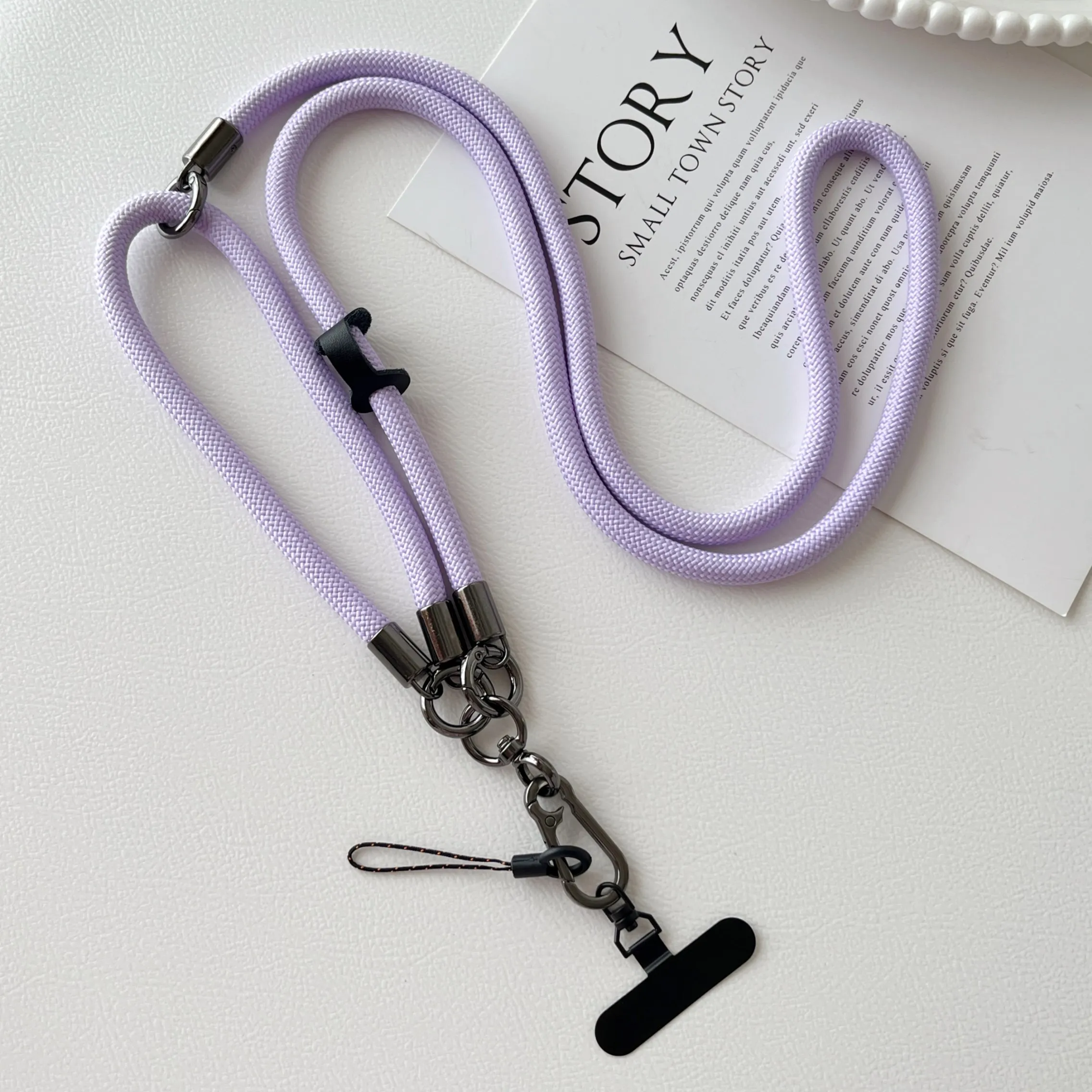 Elegant Universal Crossbody and Neck Lanyard Set with Anti-Drop Rope