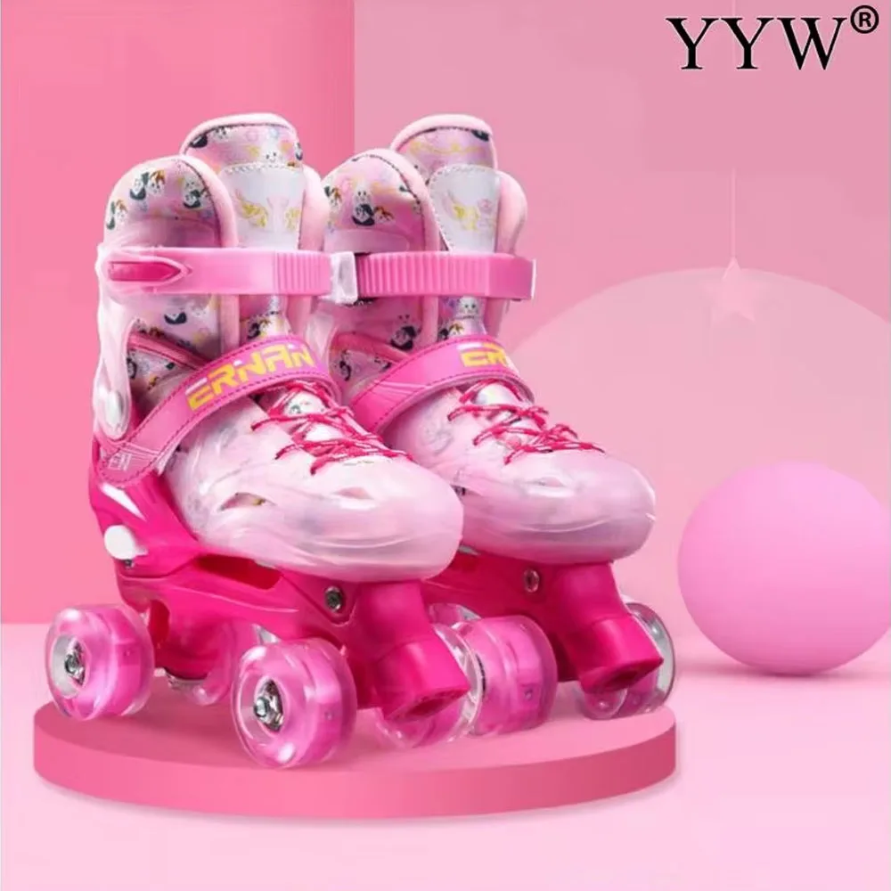 Rolschaatsen/Skateschoenen Verstelbaar - Met LED Verlichting Maat 37 EU Wit