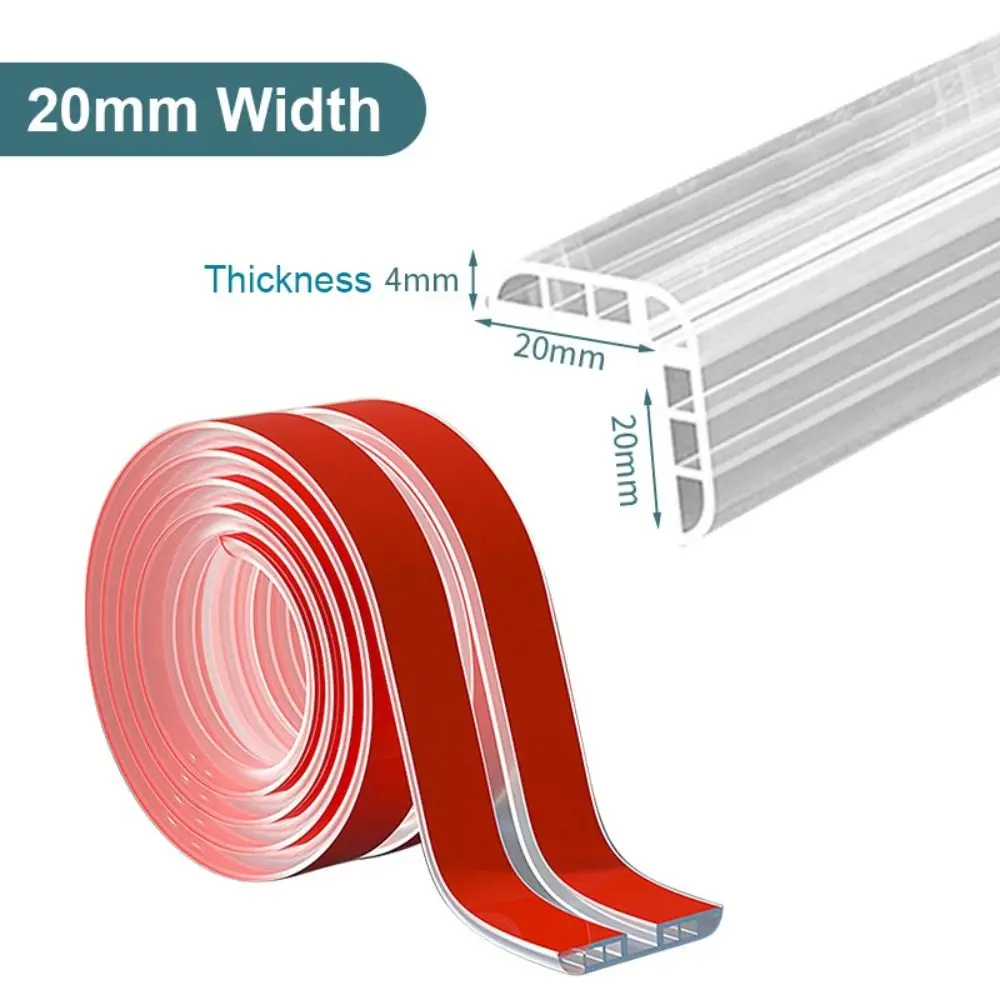 PVC Baby Proof Corner Guard Strip Transparent Self Adhesive Table Edge Protector