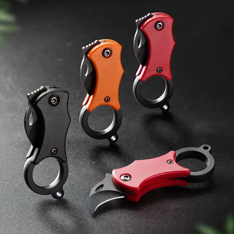 Outdoor Pocket Knife Portable EDC Key Knife  Paw Knife Case Opener Knife Necklace Carry-on Portable Mini Pocket Knife 2