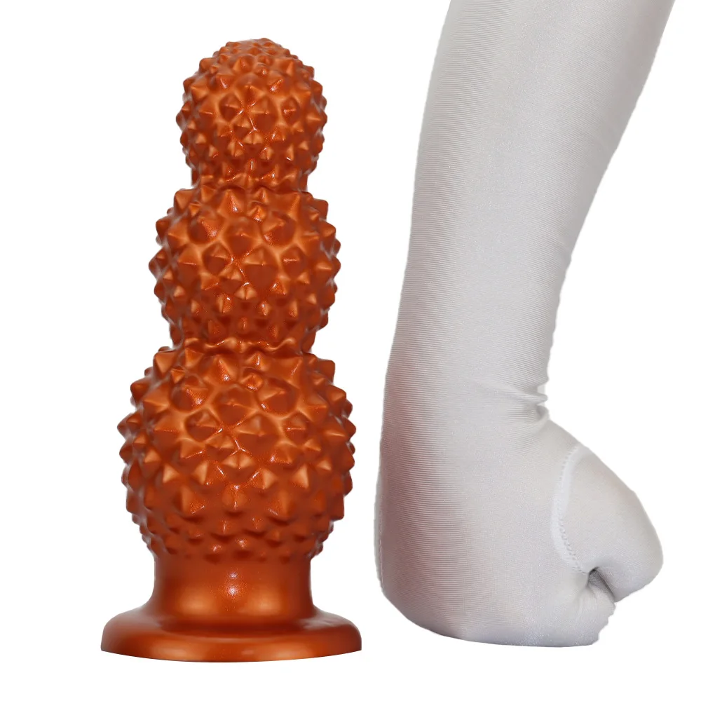 Silicone Spiked Anal Plug For G-spot Stimulation Unisex Toy_voghion.com