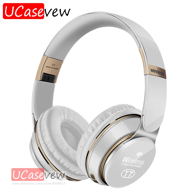 Cuffie Wireless 5.0 Auricolari Compatibili Con Bluetooth Con Micro Supporto Tf Card Audifono Fm Cuffie Per Iphone Samsung Huawei