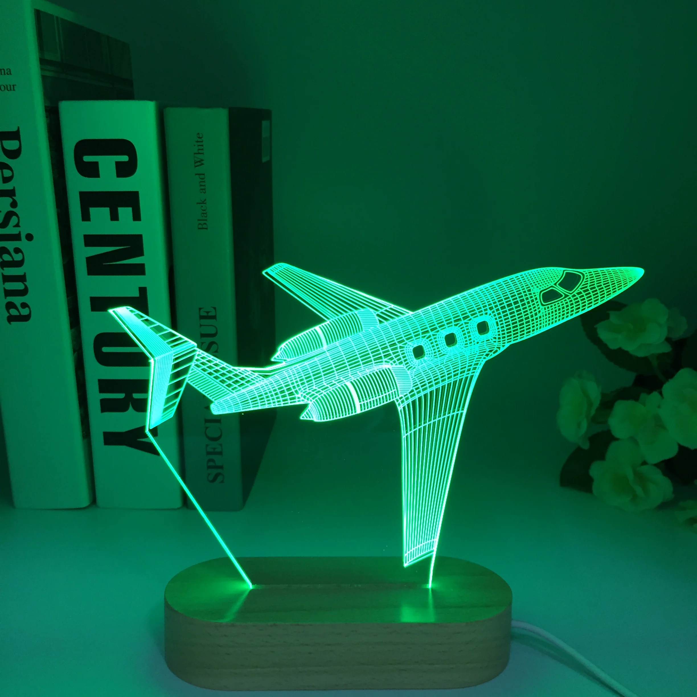 

Airplane 3d Lamp Illusion Lights Led Night Light for Bedroom Decoration Colorful Night Lamp for Children Gifts Boy Birthday