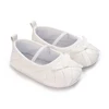 Cute Baby Patent Leather First Walker Shoes for Girl 2024 Infant Newborn Spring Autumn Bow Princess Dress No-Slip Shoes 4
