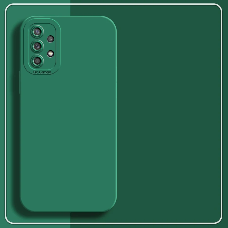 A13 23 33 53 73 Terre Tons Couleur Silicone Souple Téléphone étui pour samsung Galaxy A53 A73 A33 A13 A23 4G 5G 2022 A32 A52 A72_voghion.com