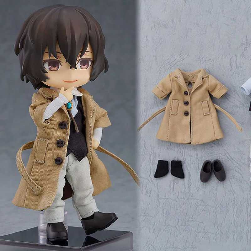 Figura Dazai Osamu De Bungo Stray Dogs – 10 Cm Con Cabezas Intercambiables