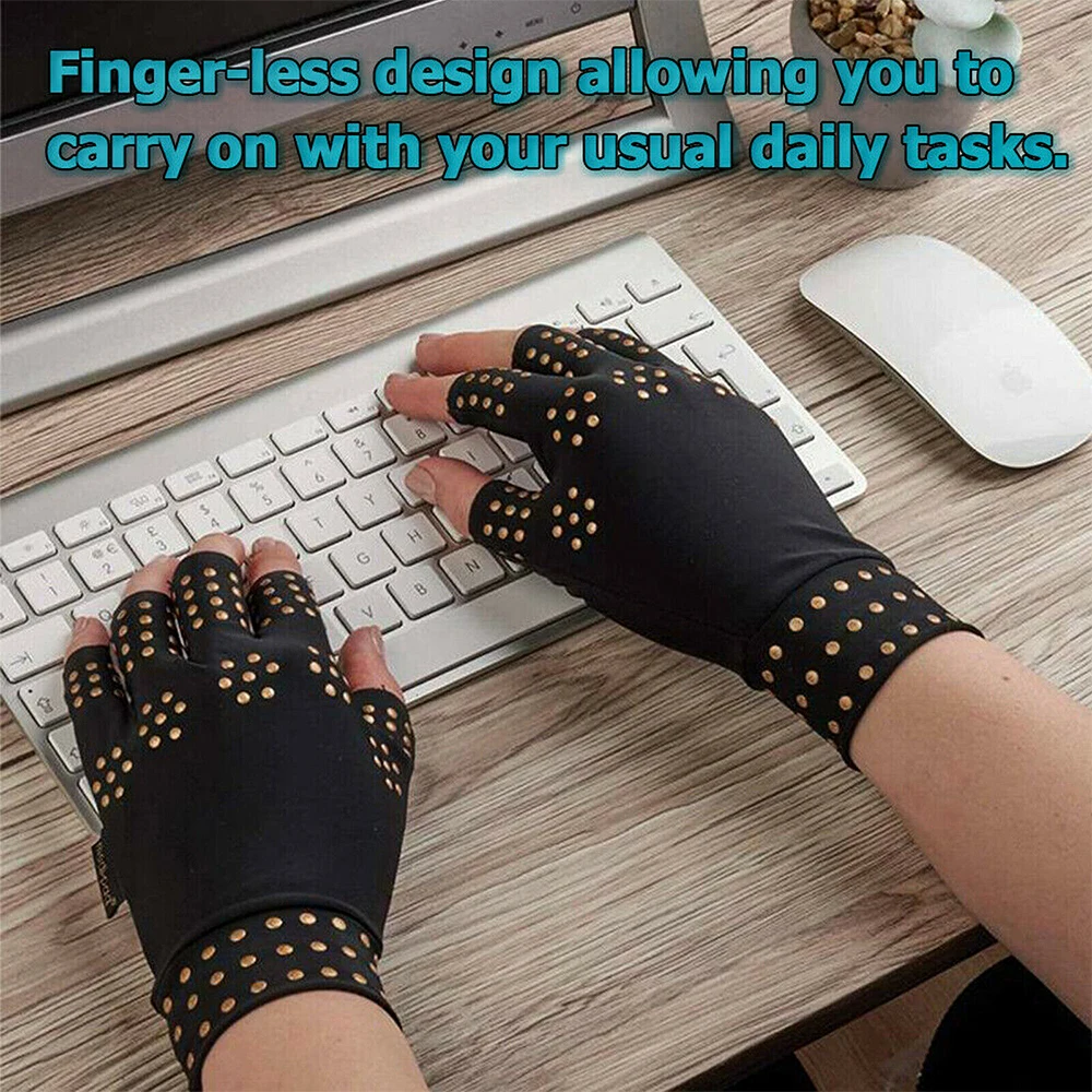 Magnetic Gloves Men Women Arthritis Joint Pain Relief 5