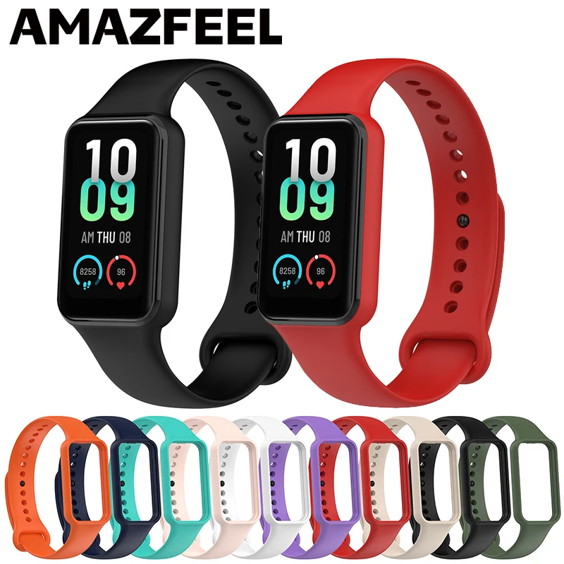 

80pcs Strap for Amazfit Band 7 Bracelet Silicone Watch Band Straps for Amazfit Band 7 Smart Wristband Correa Accessories Belt