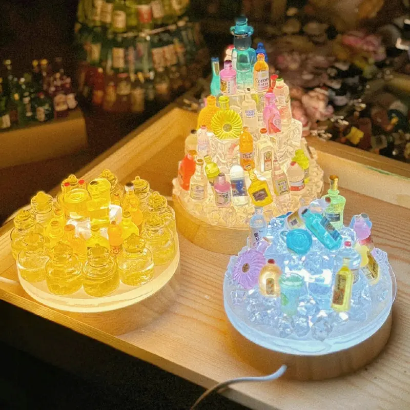 NewArrivalsDIYLuminousHandmadeSmallWineBottleIceCubeSmall