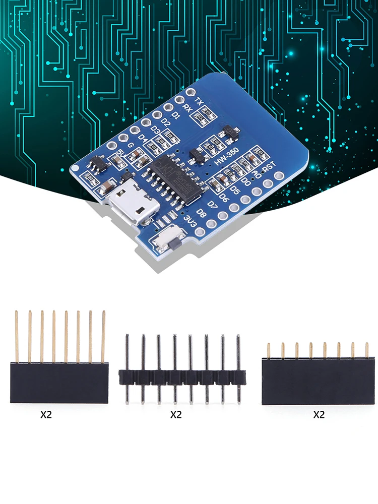 ESP-12F ESP8266 확장 보드, 지지대 OTA 출시 인터넷 개발 보드, WeMos D1 Mini와 호환 가능