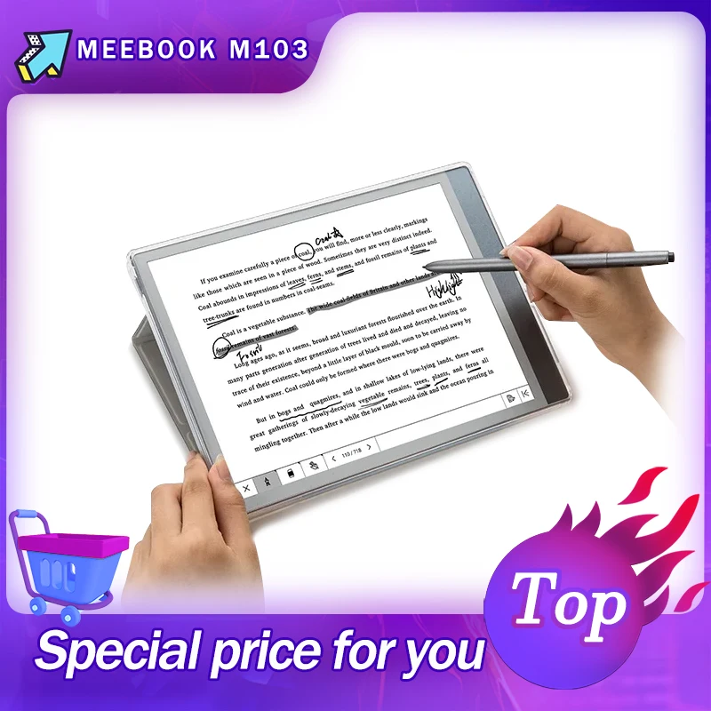 Original MEEBOOK M103 Ebook Reader android 11 10.3 Inche Reader Support Google Play TF Card and Pen Handwriting e reader
