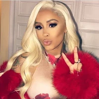 13x6 HD Transparent 613 Blonde dentelle frontale perruques de cheveux humains vague de corps dentelle perruques Tuneful 613 Blonde dentelle avant perruques de cheveux humains 4