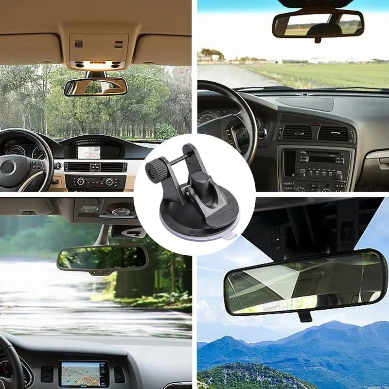 Supporto A Ventosa Per Dash Cam Con 13 Adattori: Fissaggio Per Cruscotto E Parabrezza Universale - 3