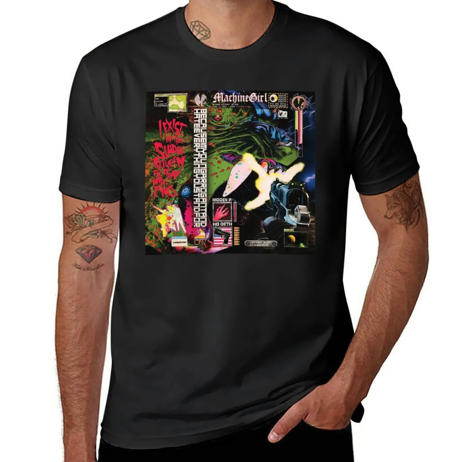 

New machine girl T-Shirt summer clothes new edition t shirt t shirts for men