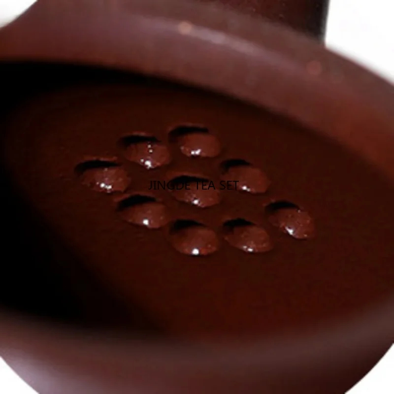 100ML retro Yixing purple clay teapot original ore red mud handmade plum blossom tea set business gift