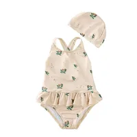 UV Baby Girl Swimsuit One Piece Swimming Jumpsuit Ruffles Bathing Suit SPF 50 Sleeveless Kids Swimwear for Girls 1-7 Years 3