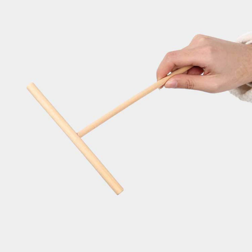 Pancake Tool 1/2PCS Crepe Maker Pancake Batter Wooden Spreader Stick Home DIY Cake Baking Omelette Pie Tools Hogar Cocina Home Kitchen Tool