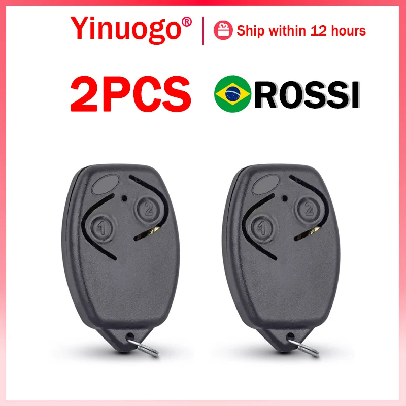 

2PCS ROSSI Electric Gate Remote Control 433MHz Rolling Code