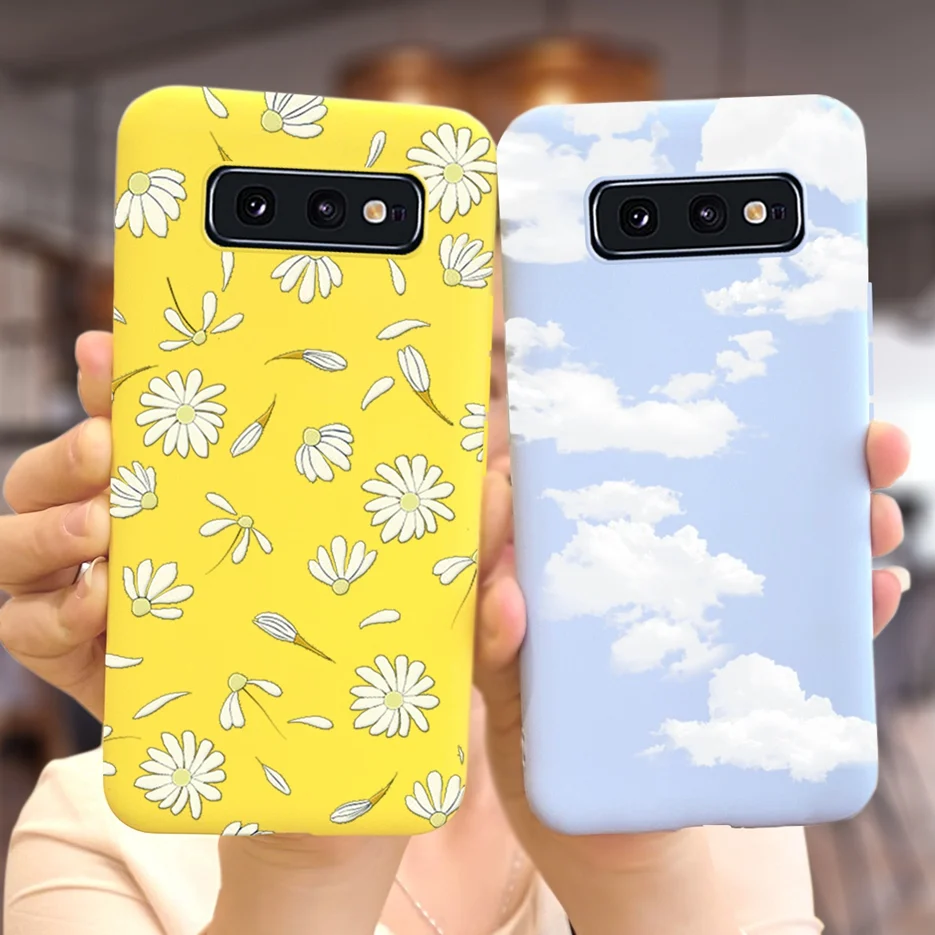 Lovely Pattern Soft Silicone Matte Phone Case with Bumper Protection