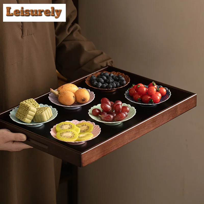 Cloud Room Haha Fruit Dishes Aesthetic Pastry Plate Decoration And Table Accessories Fruit Snack Plate Sharing Plate Cafes Gift