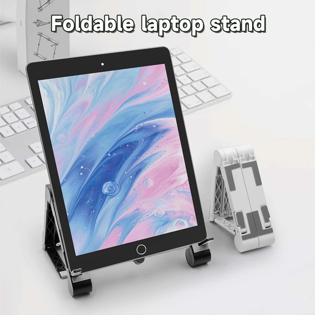 3in1 Adjustable Portable Phone Stand Mini Laptop Holder Notebook