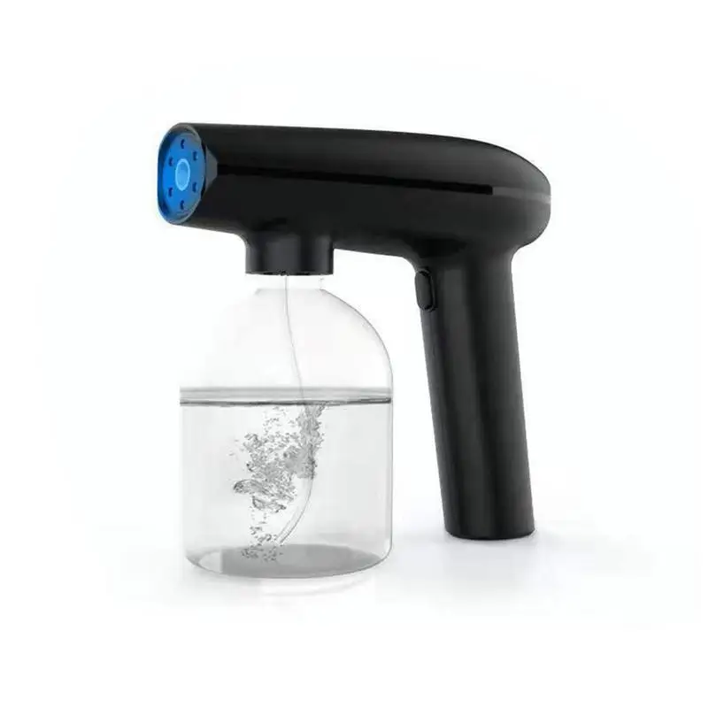 

Electric Nano Steam Sprayer Handheld Rechargeable Nano Mister Sprayer Home Fogger Disinfects Blue Light Nano Steam Spray