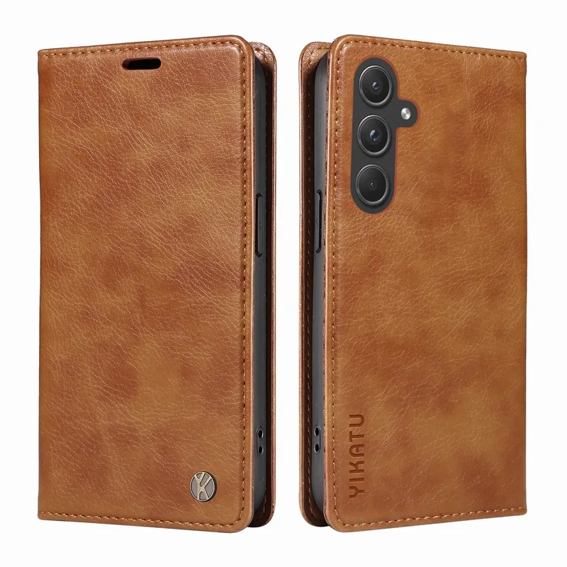 Leather Wallet Shockproof Case Cover For Samsung Galaxy A55 A54 5g Luxury Magnetic Flip Phone Shell.jpg Leather Wallet Shockproof Case Cover For Samsung Galaxy A55 A54 5g Luxury Magnetic Flip Phone Shell.jpg