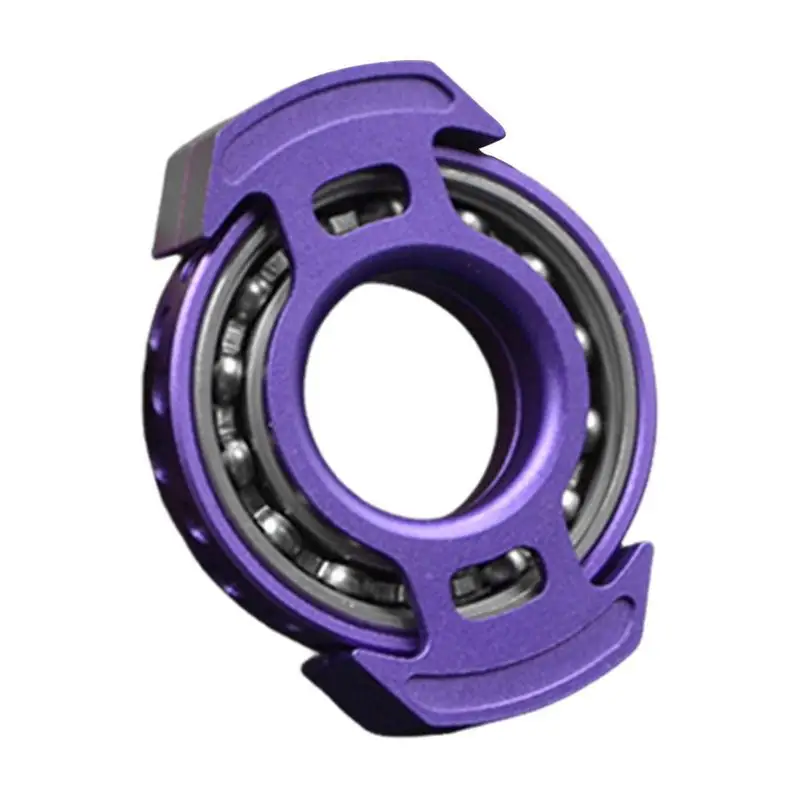 

Nuclear Reactor Fidget Finger Gyro Stress Relief Aviation Aluminum Kinetic Toy Depress Spinner Metal Ball Bearing Spin Ring