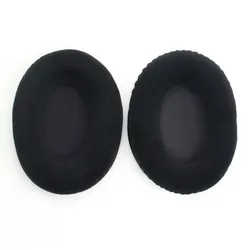 Premium Ear Pads Foam Cushion Replacement - Soft Protein Sponge Cover (Black flannel)
