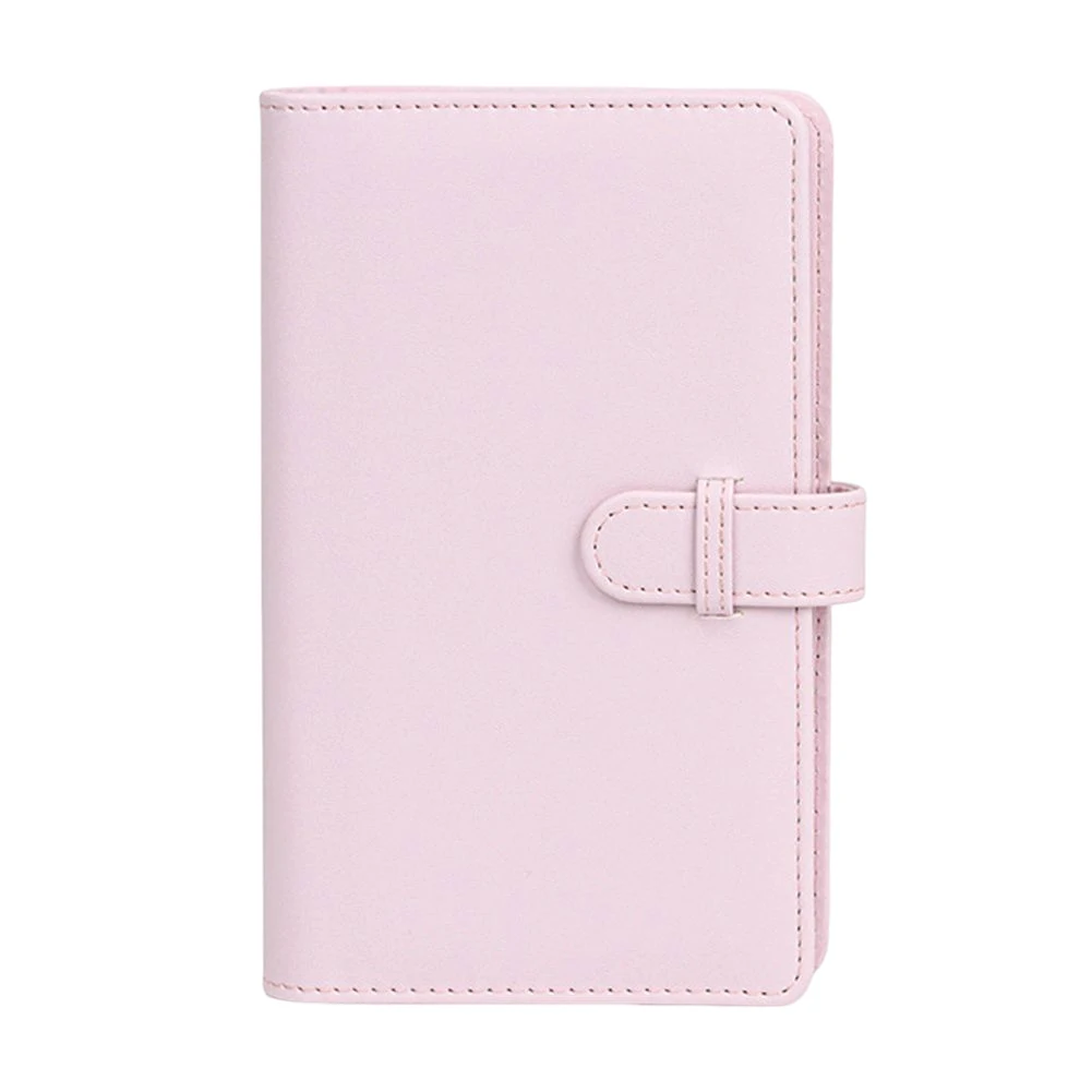 Compact 3-Inch Photo Album for Collectibles - 108 Sheets, Green & Pink