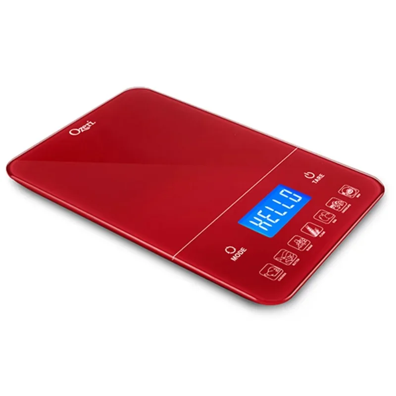 

Ozeri Touch III 22 lbs (10 kg) Digital Kitchen Scale with Calorie Counter, in Tempered Glass