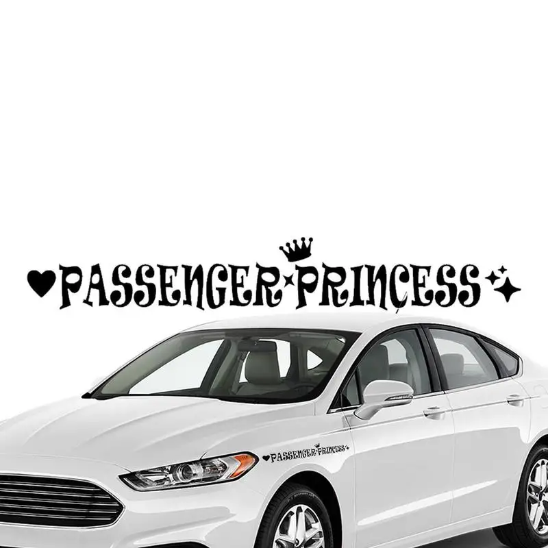 

Funny Car Sticker Decals Waterproof Passenger Princess Car Decals Stickers For Car Window Rearview Mirror Girl Car Accessories