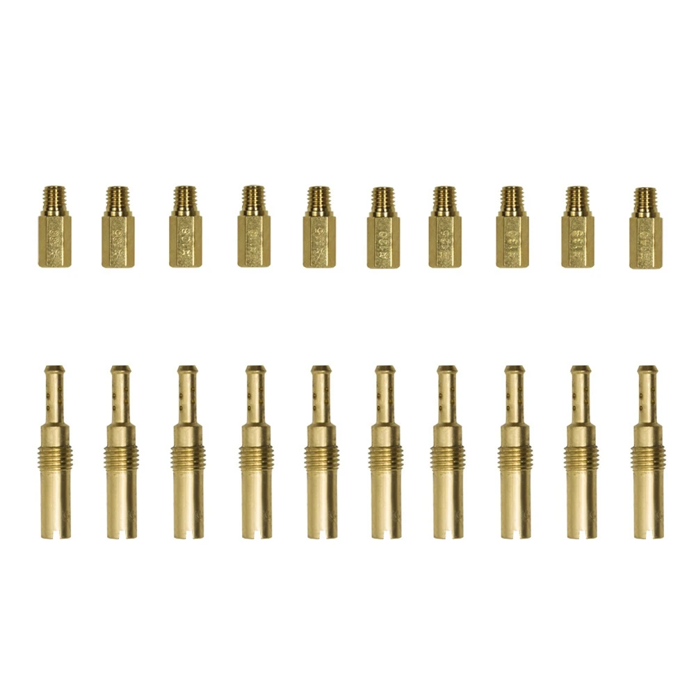 

20PCS Copper Carburetor Main +Slow Kit for PWK for Carbs Motorcycle Carburetor Accessories