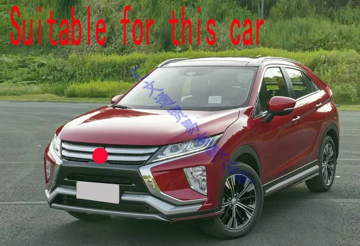Plastic Exterior Visor Vent Shades Window Sun Rain Guard Deflector 4pcs For Mitsubishi ECLIPSE CROSS GK/GLYA